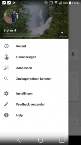 Google App zoekopdrachten