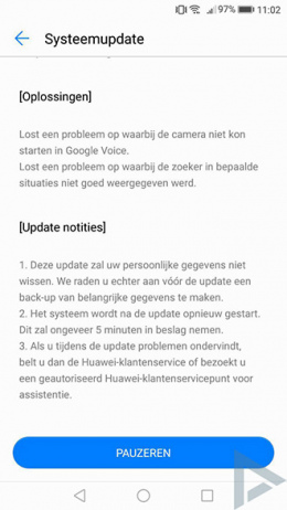 Huawei P10 B113 update