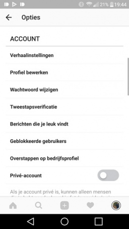 Instagram Tweestapsverificatie