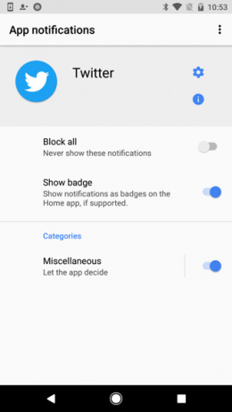 Notificatie badges Android O