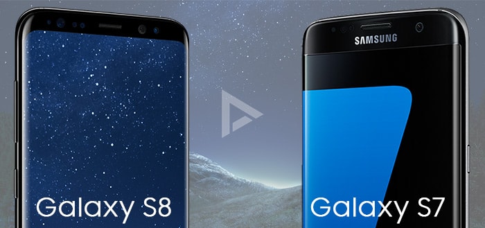 Het strand Centimeter capaciteit Wat zijn de verschillen tussen de Galaxy S7 (Edge) en Galaxy S8 (Plus)?