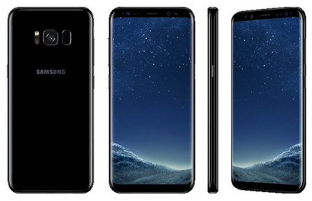 Samsung Galaxy S8 black sky