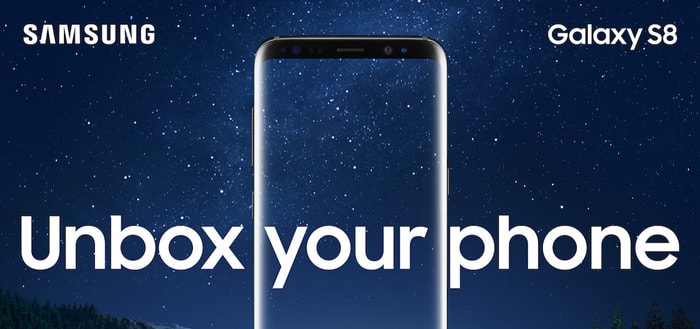 Samsung Galaxy S8 unbox