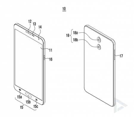 Samsung Dual-camera patent