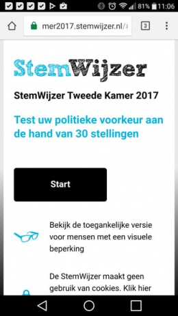 Stemwijzer app