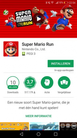 Super Mario Run downloads