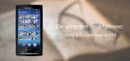 Vergeten smartphone Sony Ericsson Xperia X10