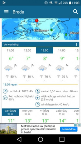 Weer & Radar 4.0 wetterapp