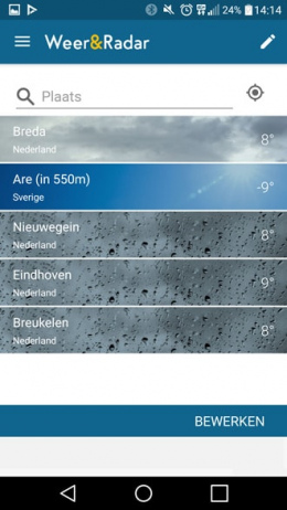 Weer & Radar 4.0 wetterapp