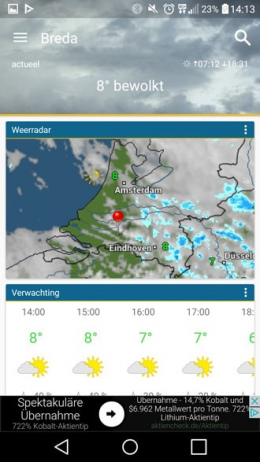 Weer & Radar 4.0 wetterapp