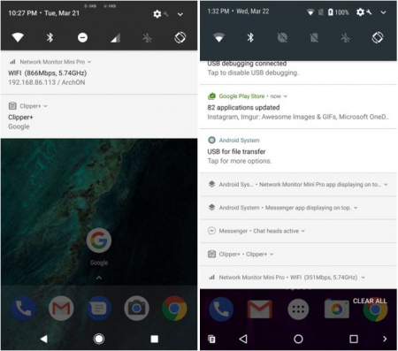 Android O compacte notificatie