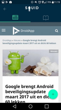 Squid nieuws app