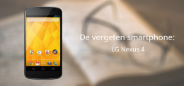 Vergeten smartphone Nexus 4