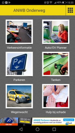 ANWB Onderweg app oud