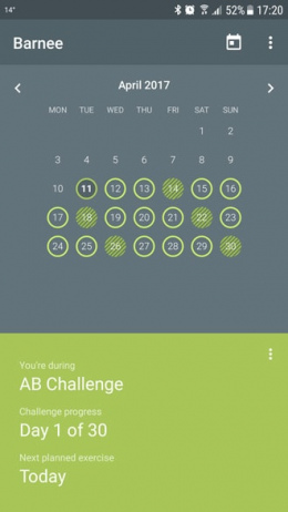 Barnee Fitness Challenges app