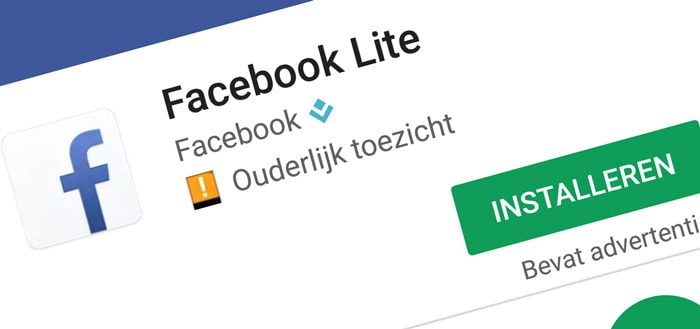 Facebook Lite beschikbaar in Nederland en België: chatten zonder Messenger-app