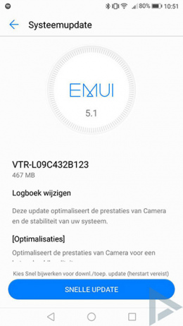 Huawei P10 B123 update