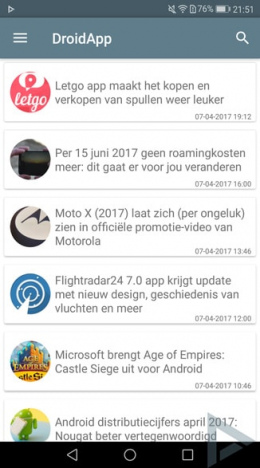 Huawei P10 screenshot maken