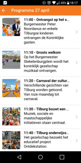 Koningsdag 2017 app