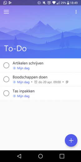 Microsoft To-Do Android