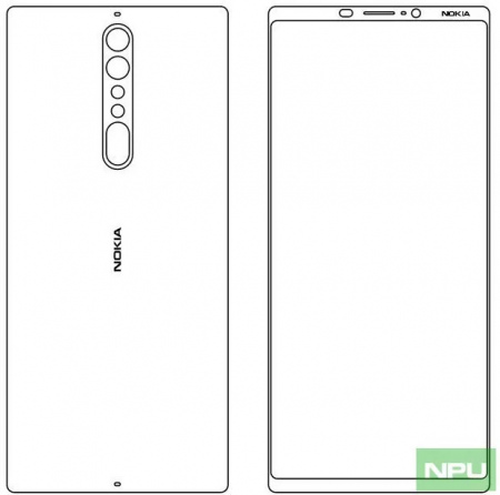 Nokia 9 ontwerpschets