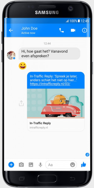 Samsung In-Traffic Reply app