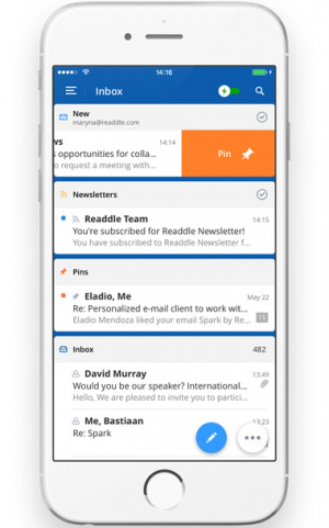 Spark Android e-mail