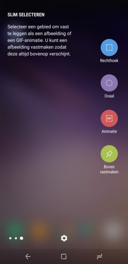 Galaxy S8 screenshot maken