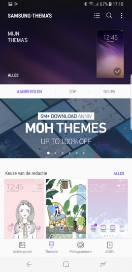 Galaxy S8 thema