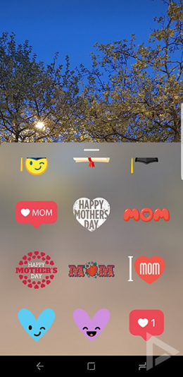 Instagram Moederdag stickers