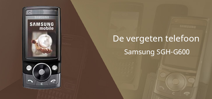 Samsung G600 vergeten header