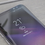 Samsung Galaxy S8+ weer-widget