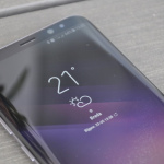 Samsung Galaxy S8+ weer-widget