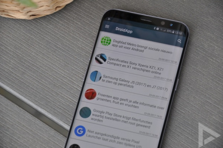 Samsung Galaxy S8+ DroidApp