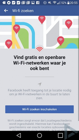 Facebook WiFi Hotspots