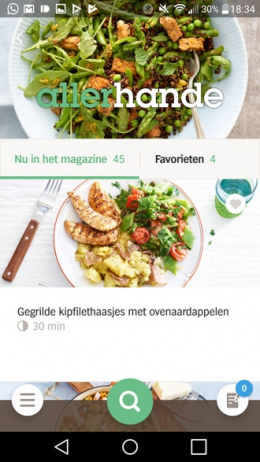 Appie app 5.0 recepten