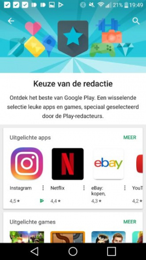 Android Excellence apps nu in Google Play Store te vinden
