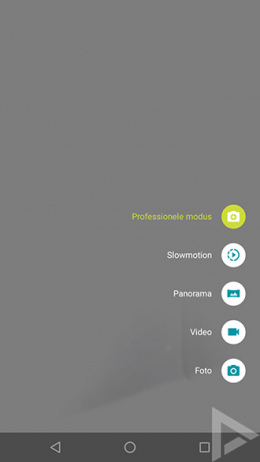 Moto G5 camera professionele modus