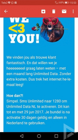 Tele2 gratis maand internet