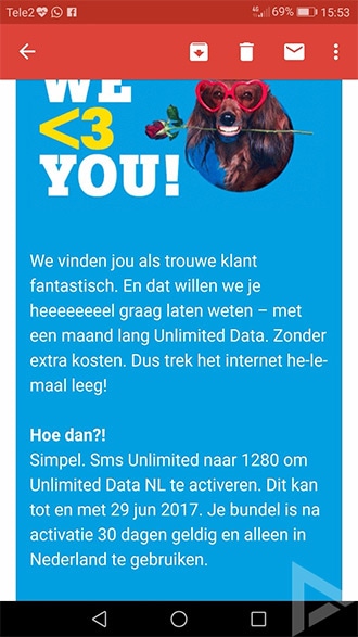 Tele2 klanten één maand gratis onbeperkt internet: zo krijg je het