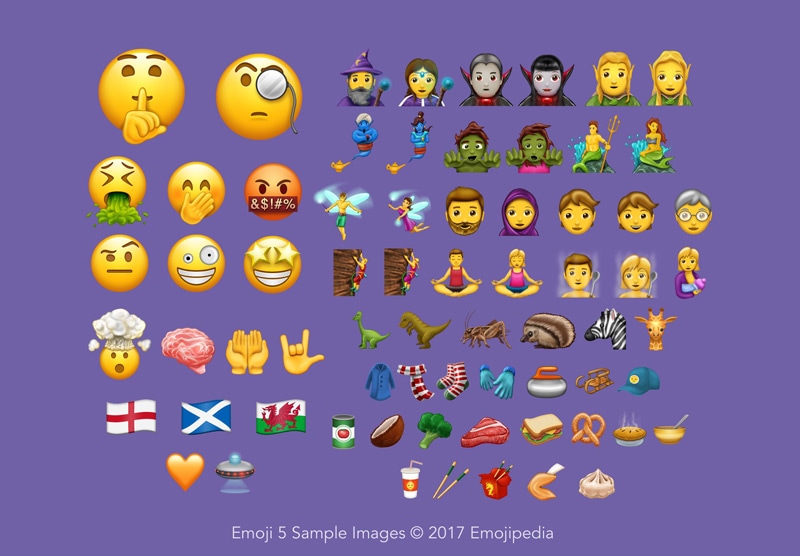 Unicode 10 emoji