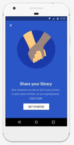 Google Foto's deel je bibliotheek