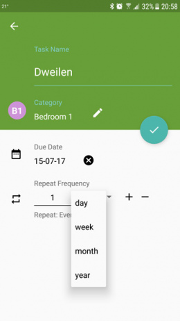 Clean My House Task List app