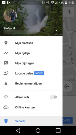 Google Maps Alleen WiFi