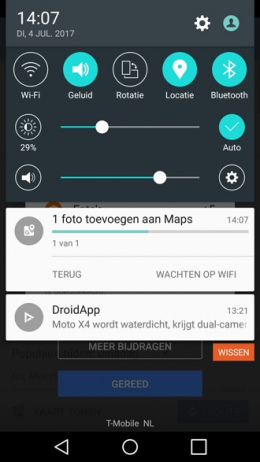 Google Maps foto uploaden wifi