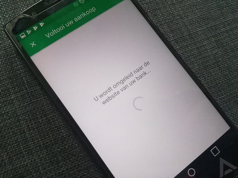 Google Play Store app via iDEAL betalen