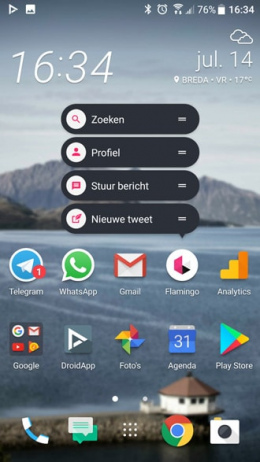 HTC U11 App Shortcuts