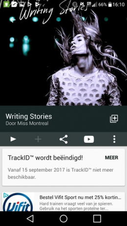 Sony TrackID stopt