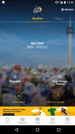 Tour de France 2017 app