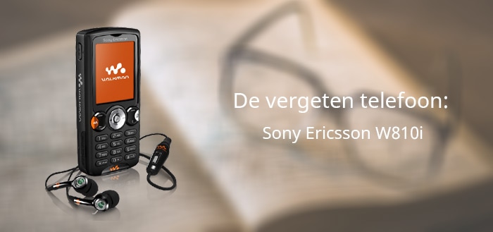 Sony Ericsson W810i header vergeten